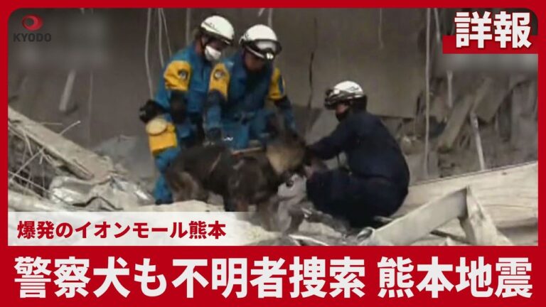イオンモール熊本の爆発で警察犬が捜索──期待と安全への懸念が交錯